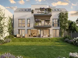 Moderne &amp; energieeffiziente GARTEN-Neubauwohnung BJ 2026 in zentraler Lage in Baden – Schlüsselfertig &amp; Provisionsfrei!