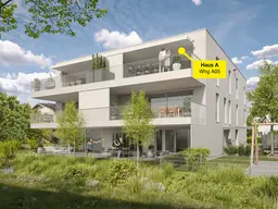 3-Zimmer-Dachgeschosswohnung mit Terrasse zum Wohlfühlen | A05