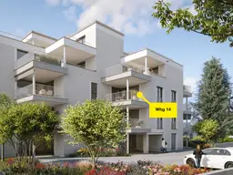 2-Zimmerwohnung mit Terrasse | Top 14