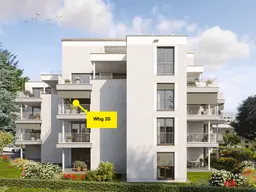 2-Zimmerwohnung mit Terrasse | Top 20