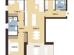 3-Zimmer-Terrassenwohnung | C04