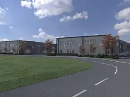 16 neu gebaute Hallen zu vermieten von 70 m2 bis 212 m2. Jahresanfang 26 auch WERKSTÄTTENTAUGLICH