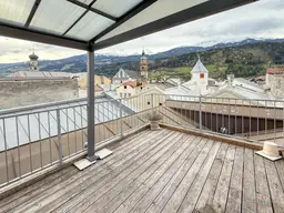 Loftartige Dachgeschosswohnung mit großer Dachterrasse im Zentrum von Hall in Tirol