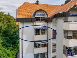 Lichtdurchflutete 3-Zimmer-Whg mit Loggia &amp; Naturblick