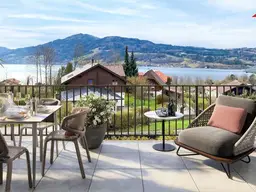 Penthouse mit See- und Gebirgsblick am Attersee