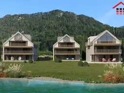"Leben am See" exklusive Erstbezugswohnung direkt am Wasser auf großem Grundstück