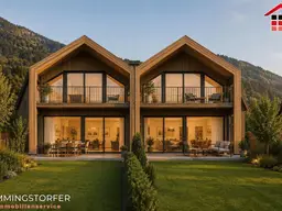 Neubauprojekt Doppelhaus-Chalet in Parschallen am Attersee