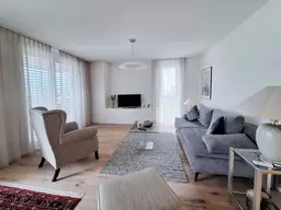 Schick möblierte 3-Zimmer-Wohnung mit großer Terrasse