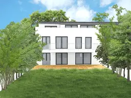 Erstbezug - moderne, sehr sonnige Penthousemaisonette mit großzügigen Freiflächen und Weitblick in Klosterneuburg