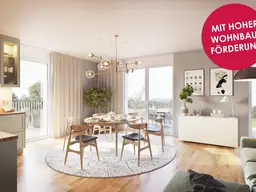 2-Zimmer Dachgeschoßwohnung mit großzügigem Balkon / Top B13