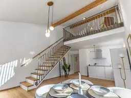 Quartett Strass, Top 2.11: 3,5-Zimmer Galeriewohnung, Wohlfühlen auf zwei Ebenen