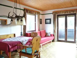 2 Zi. - FERIEN-MIET-WOHNUNG mit großartiger Aussicht auf das Gasteinertal, inkl. großem Balkon und privater GARAGE direkt beim Haus