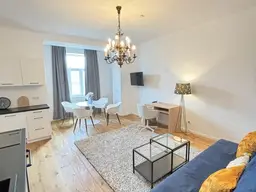 möblierte Mietwohnung mit Balkon