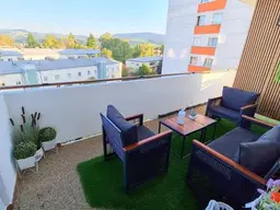 Strahlende vier Zimmerwohnung mit Weitblick über Steyr!