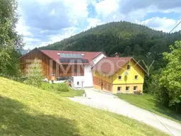 Absolute Ruhe-Historisches Bauernhaus in Alleinlage mit Lagerhallen