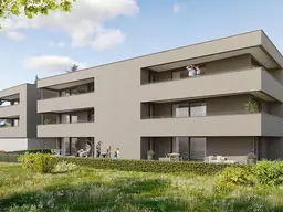 2-Zimmer-Dachgeschosswohnung mit Westausrichtung