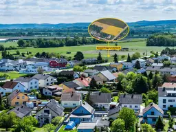 Weigelsdorf: unbebautes Grundstück ca. 3.945 m² (nicht teilbar) direkt an der B16 zu kaufen