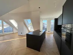 Stilvolle Dachmaisonette mit 3 Terrassen in neu errichteter Stilvilla + Garage 1180 Wien
