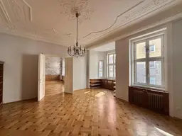 Repräsentative Altbauwohnung mit Stuckdecken, Parkett und großzügiger Raumfolge