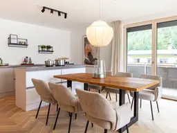 Erstbezug: 112 m² Dachgeschosswohnung mit Traumterrasse &amp; 2 Tiefgaragenplätze in Erpfendorf