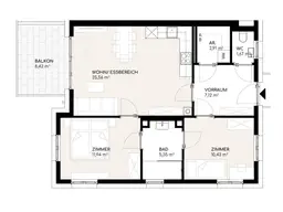 3-Zimmer-Anleger-Wohnung - Neubau!