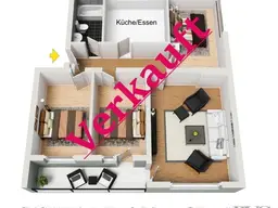 4-Zimmerwohnung mit Balkonim Hochparterre