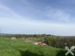 Kellerstöckl auf Baugrund mit Weingarten und kleinem Wäldchen