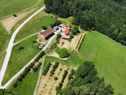 Idyllische alte Apfelplantage mit Wald, Wohnhaus, Kellerstöckl und Stallungen in Kumberg b. Graz