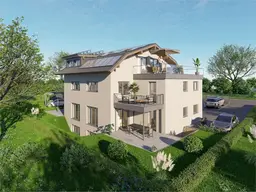 Neubauprojekt am Grünland! traumhafte 3 Zimmerwohnung mit Balkon in Wals/Käferheim 