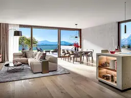 Blick auf den Wilden Kaiser - 2-Zimmer Wohnung
