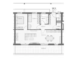 Sonnenverwöhnte 3-Zimmer DG-Wohnung