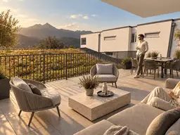 In Bau: Großzügige 3-Zimmer Terrassenwohnung mit klarer Raumstruktur und Traumausblick