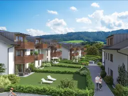 Ortszentrum Hallwang - gemütliche 2 Zimmer Erstbezugs-Wohnung mit Balkon!