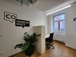 Ausgestatteter Arbeitsplatz im Coworking Space, Preis inkl. BK, HK, Glasfaserinternet uvm.