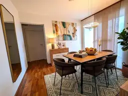 Moderne, helle und gut eingeteilte Wohnung in Ludersdorf mit Garage, Balkon und Kellerabteil - voll möbliert oder ohne Möbel