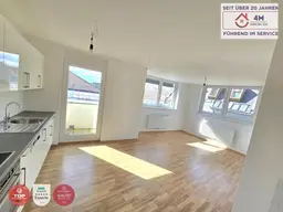 4-Zimmer DG Neubauwohnung mit Freiflächen und Weitblick auf die Gloriette in zentraler Lage/ U3 Nähe !