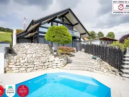  Exklusives HUF Architektenhaus in Maria Gugging! Anzahlung 450.000,00 Euro diskret &amp; direkt vom Eigentümer finanzieren!