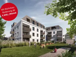 Neubau im Zentrum - Top B.012-Zimmerwohnung mit GartenWOHNBAUFÖRDERUNG