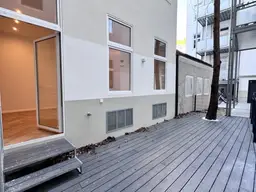 Hofseitige Terrassenwohnung in der Kaiserstraße 