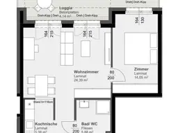 Bis zu 3 Monate MIETFREI! - Mit Terrasse und Loggia: Moderne 2-Zimmer Wohnung im Erdgeschoss