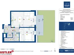 Kompakte 2 Zimmerwohnung mit Garten