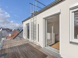 Herrliche 2 Zimmer Maisonette mit traumhafter Terrasse und Einbauküche