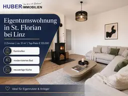 TOP-PREIS: € 125.000 – 2-Zimmer-Eigentum in St. Florian bei Linz