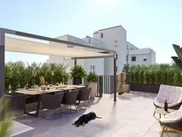Provisionsfrei - PENTHOUSE - 360° BLICK - ca. 168m² NFL - 3 bis 4 Zimmer - 2 Bäder - ca. 31m² Terrasse auf Wohnebene - Lift auf die ca. 90m² Dach-Terrasse - hochwertige Ausstattung - Neubauprojekt - Fertigstellung Q3-2025