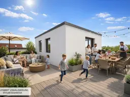 WOHNEN auf HÖCHSTEM Niveau | Erstbezug 2026 | Garten &amp; Dachterrasse | Doppelhaushälfte | 2 Stellplätze