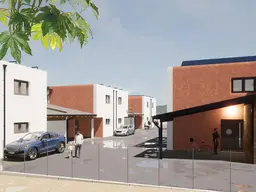 Reihenhaus in Neudörfl, Fabriksgelände
