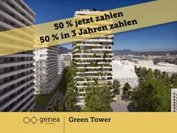 AKTION 50/50 | Modernes Design und ökologischer Mehrwert | Der Green Tower im ökologischen Gewand