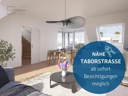 ZWEI GOLDENE ADLER I NEUES PROJEKT NÄHE 1020 LEOPOLDSTADT: FAMILIENHIT: 4-ZIMMER DG-WOHNNG MIT TERRASSE