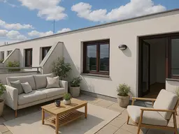 Licht, Luft &amp; Lebensqualität – 2-Zi-Apartment mit 2 uneinsehbaren Terrassen, nahe Donauinsel!