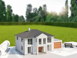NUR EINES VERFÜGBAR! Baugenehmigtes Grundstück für ein Einfamilienhaus